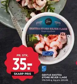 MENY GESTUS EKSTRA STORE REJER I LAGE tilbud