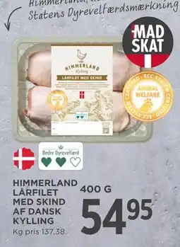 MENY HIMMERLAND LÅRFILET MED SKIND AF DANSK KYLLING tilbud