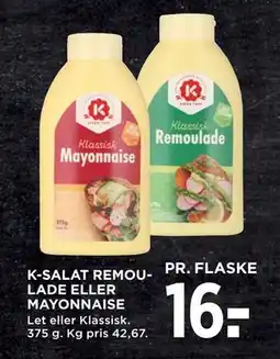 MENY K-SALAT REMOULADE ELLER MAYONNAISE tilbud
