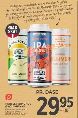 MENY HERSLEV BRYGHUS ØKOLOGISK ØL tilbud