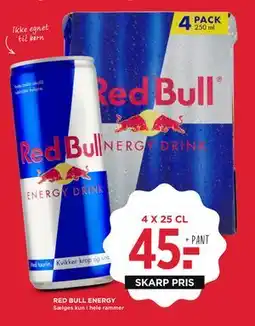 MENY RED BULL ENERGY tilbud