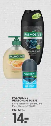 MENY PALMOLIVE PERSONLIG PLEJE tilbud