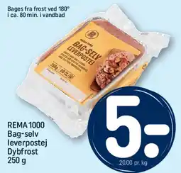 REMA 1000 Bag-selv leverpostej tilbud