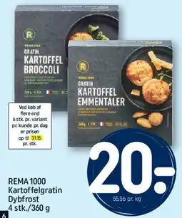 REMA 1000 Kartoffelgratin (dybfrost) tilbud