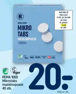 REMA 1000 REMA 1000 Mikrotabs maskinopvask tilbud