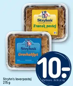 REMA 1000 Stryhns leverpostej tilbud