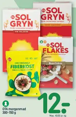 REMA 1000 OTA morgenmad (gryn & flakes) tilbud