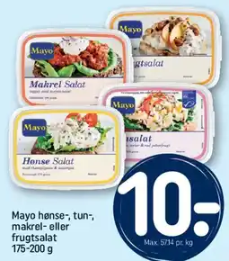 REMA 1000 Mayo hønse-, tun-, makrel- eller frugtsalat tilbud