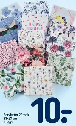 REMA 1000 Servietter 20-pak tilbud