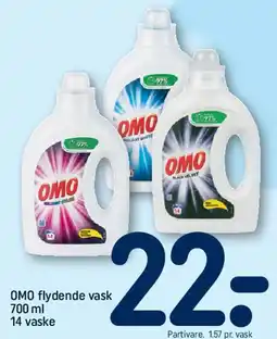 REMA 1000 OMO flydende vask tilbud
