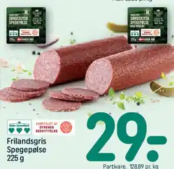 REMA 1000 Frilandsgris Spegepølse tilbud