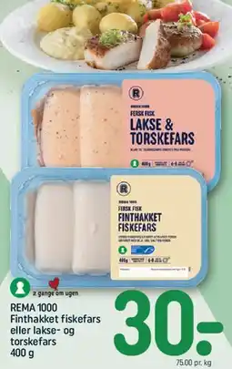 REMA 1000 Finthakket fiskefars / Lakse- & torskefars tilbud