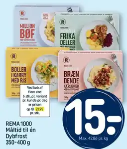 REMA 1000 REMA1000 Måltid til én tilbud