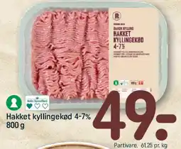 REMA 1000 Hakket kyllingekød 4-7% tilbud