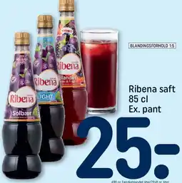 REMA 1000 Ribena saft tilbud