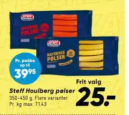 Bilka Steff Houlberg pølser tilbud