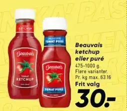 Bilka Beauvais ketchup eller puré tilbud