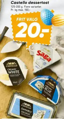Bilka Castello dessertost tilbud