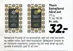 Bilka Them Søhøjland hård ost tilbud