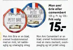 Bilka Mon ami brie eller camembert tilbud