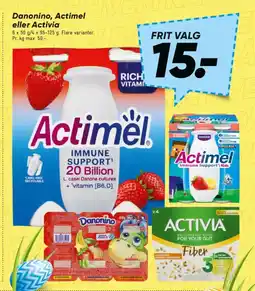 Bilka Danonino, Actimel eller Activia tilbud