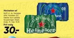 Bilka Heineken øl tilbud