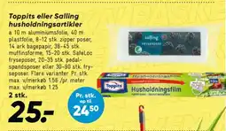 Bilka Toppits eller Salling husholdningsartikler tilbud