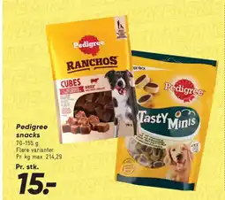 Bilka Pedigree snacks tilbud