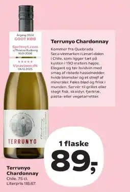 Kvickly Terrunyo Chardonnay tilbud