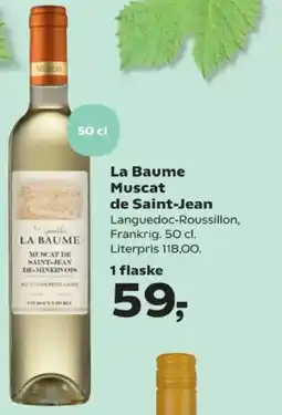 Kvickly La Baume Muscat de Saint-Jean tilbud