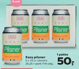 Kvickly Easy pilsner tilbud