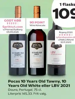 Kvickly Pocas 10 Years Old Tawny, 10 Years Old White eller LBV 2021 tilbud