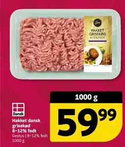 Løvbjerg Gestus Hakket dansk grisekød 8-12% fedt tilbud