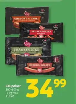 Løvbjerg Gøl pølser tilbud