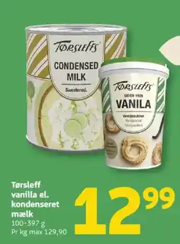 Løvbjerg Tørsleff vanilla el. kondenseret mælk tilbud