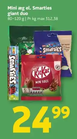 Løvbjerg Mini æg el. Smarties giant duo tilbud