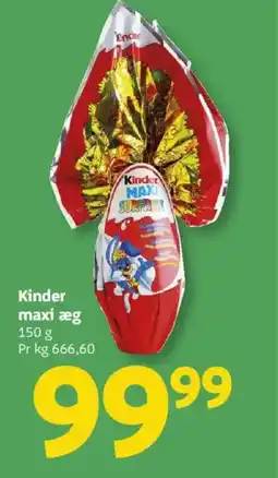 Løvbjerg Kinder maxi æg tilbud