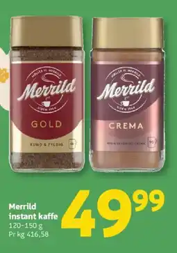 Løvbjerg Merrild instant kaffe tilbud