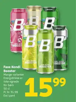 Løvbjerg Faxe Kondi Booster tilbud