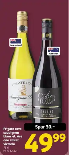 Løvbjerg Frigate cove sauvignon blanc el. Ace one shiraz victoria tilbud