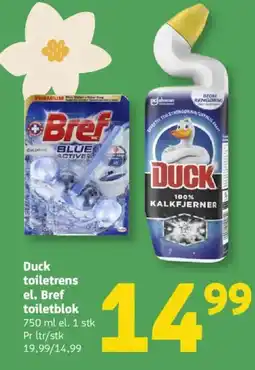 Løvbjerg Duck toiletrens el. Bref toiletblok tilbud