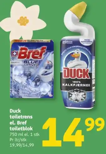 Løvbjerg Duck toiletrens el. Bref toiletblok tilbud