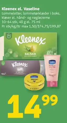 Løvbjerg Kleenex el. Vaseline tilbud