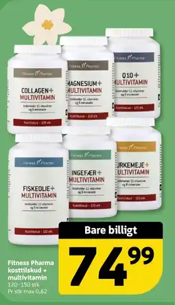 Løvbjerg Fitness Pharma kosttilskud + multivitamin tilbud