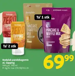 Løvbjerg Bodylab pandekagemix el. topping tilbud