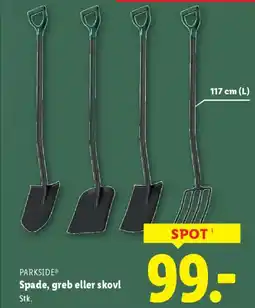 Lidl PARKSIDE® Spade, greb eller skovl tilbud