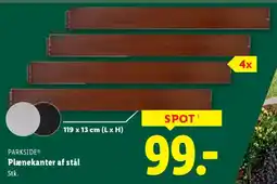 Lidl PARKSIDE® Plænekanter af stål tilbud