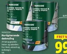 Lidl PARKSIDE® Hurtigttørrende dakmaling tilbud