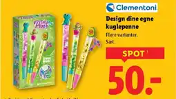 Lidl Clementoni Design dine egne kuglepenne tilbud
