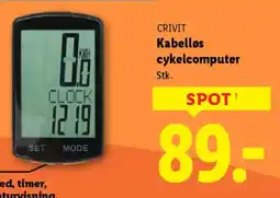 Lidl CRIVIT Kabellos cykelcomputer tilbud
